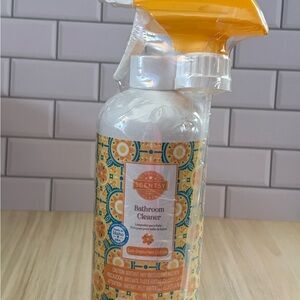 Scentsy Sun-Drenched Cotton Bathroom Cleaner - Orange and White